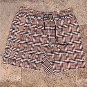 Burberry men’s swim trunks Large